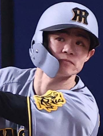 阪神中野拓夢（2025年8月撮影）