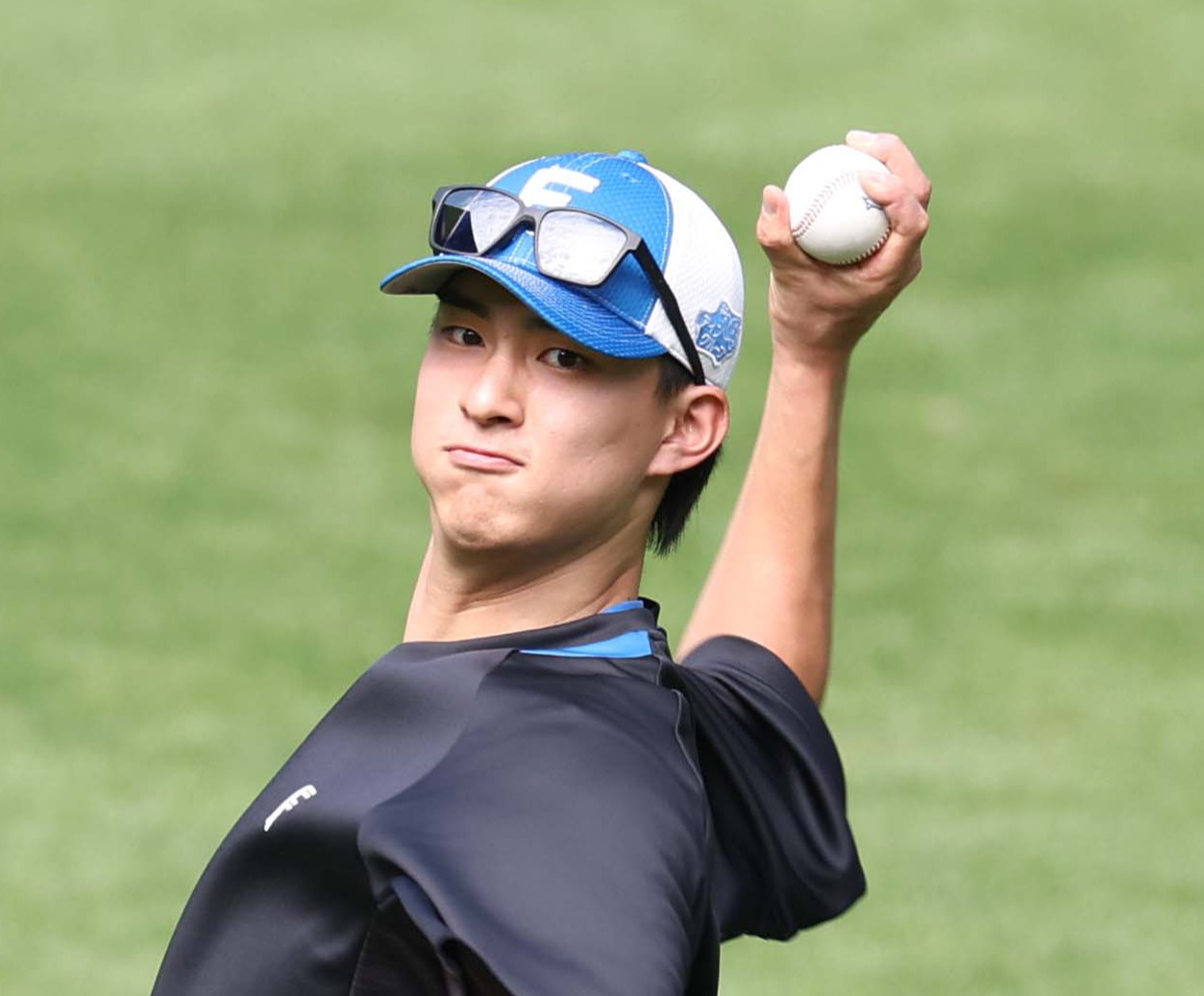 日本ハム達孝太（2025年7月30日撮影）