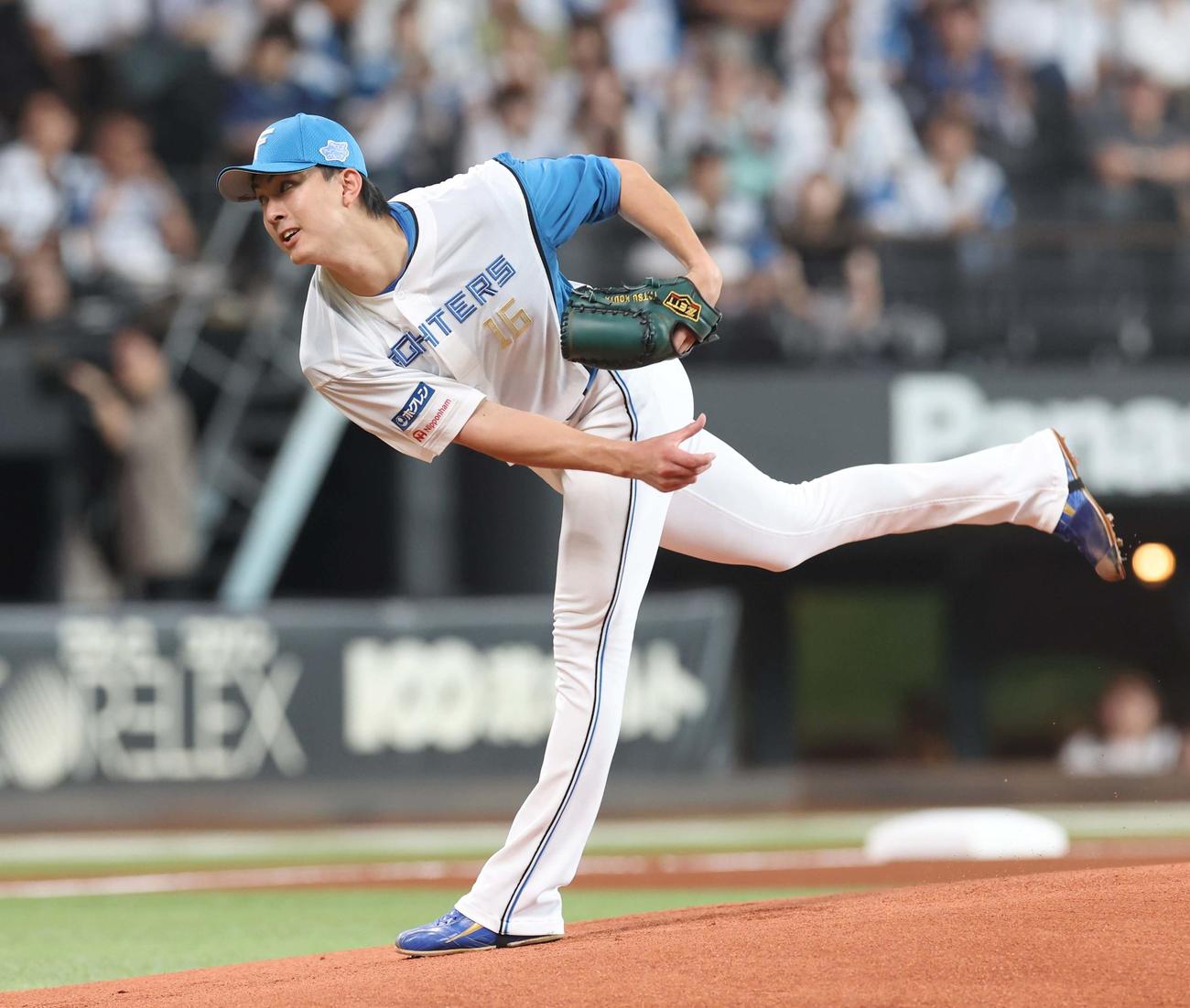 日本ハム対西武　日本ハム先発の達（撮影・黒川智章）