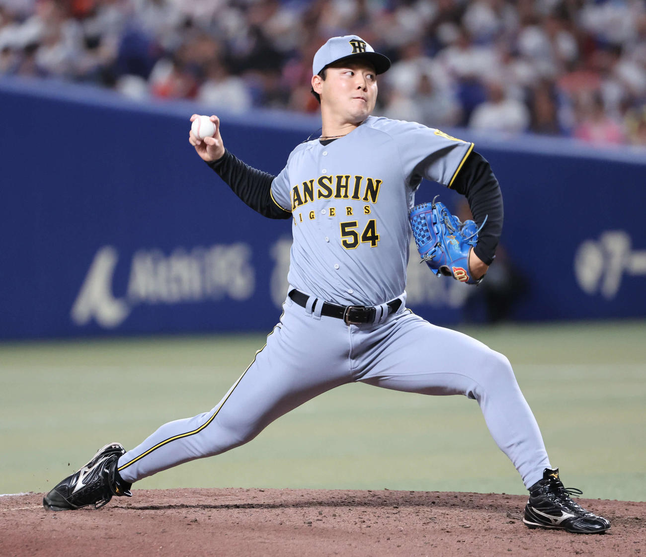 中日対阪神　阪神2番手の木下（撮影・西尾就之）