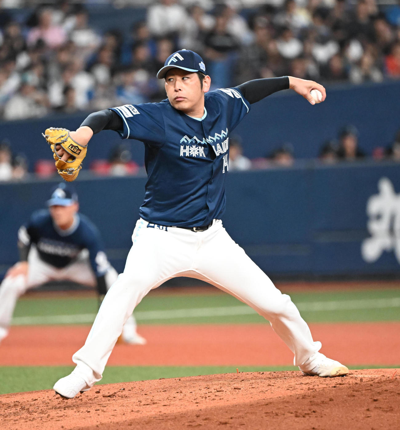 日本ハム加藤貴之（2025年8月1日撮影）