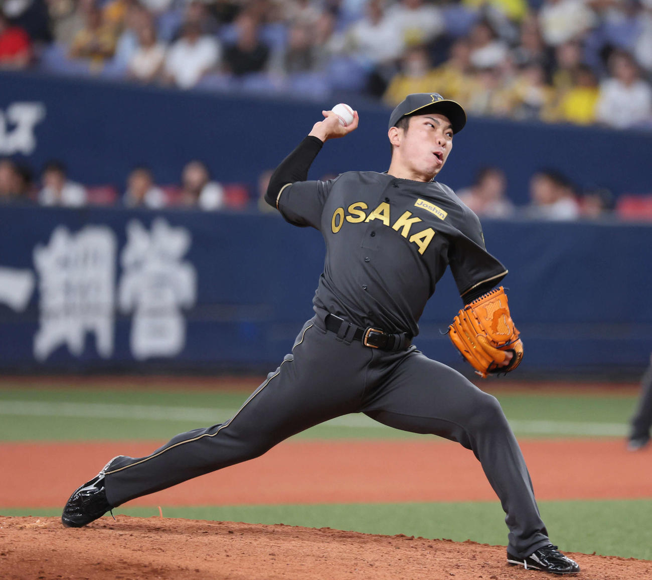 阪神対ヤクルト　10回表を抑えた石井（撮影・宮崎幸一)