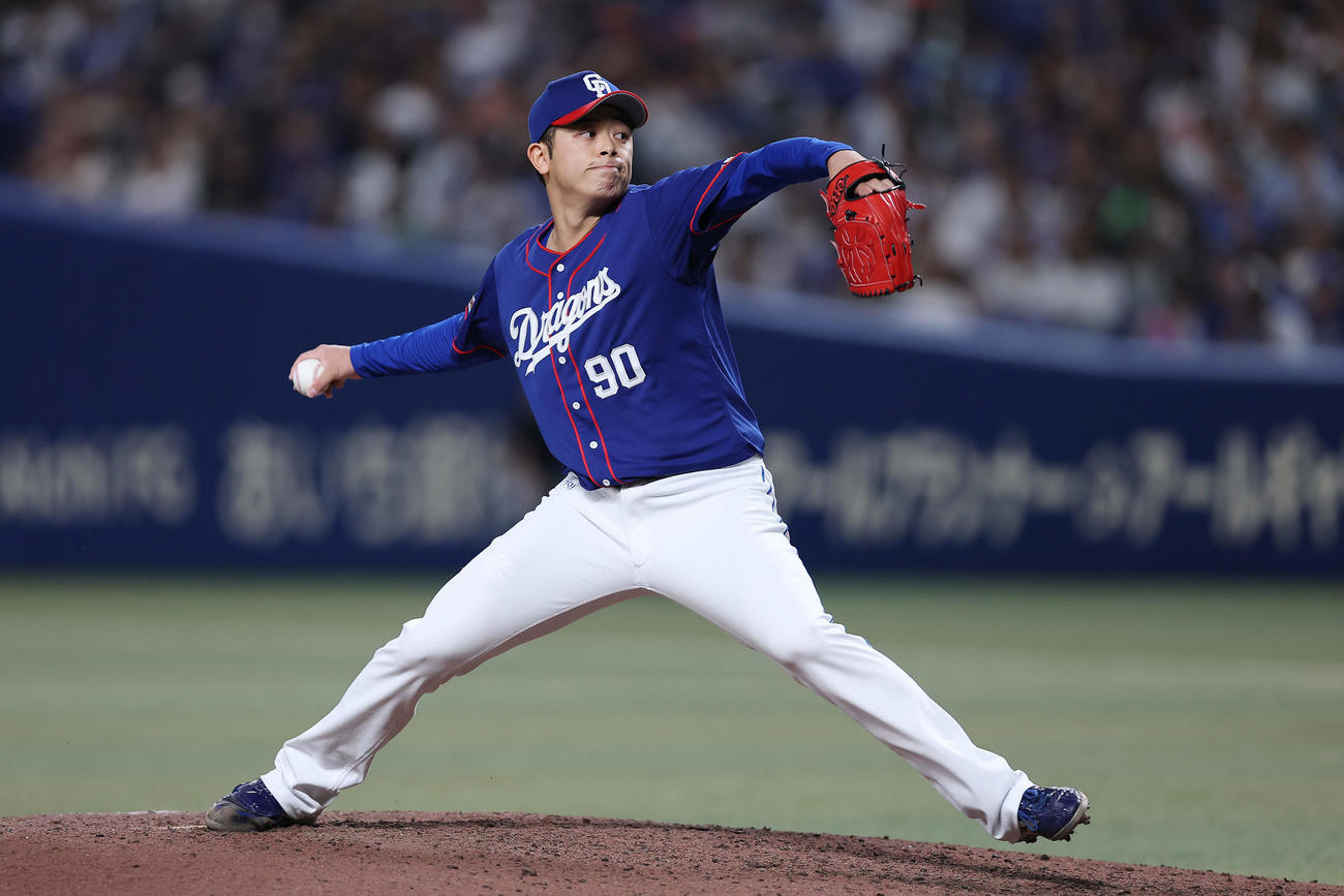 中日松山晋也（2025年6月撮影）