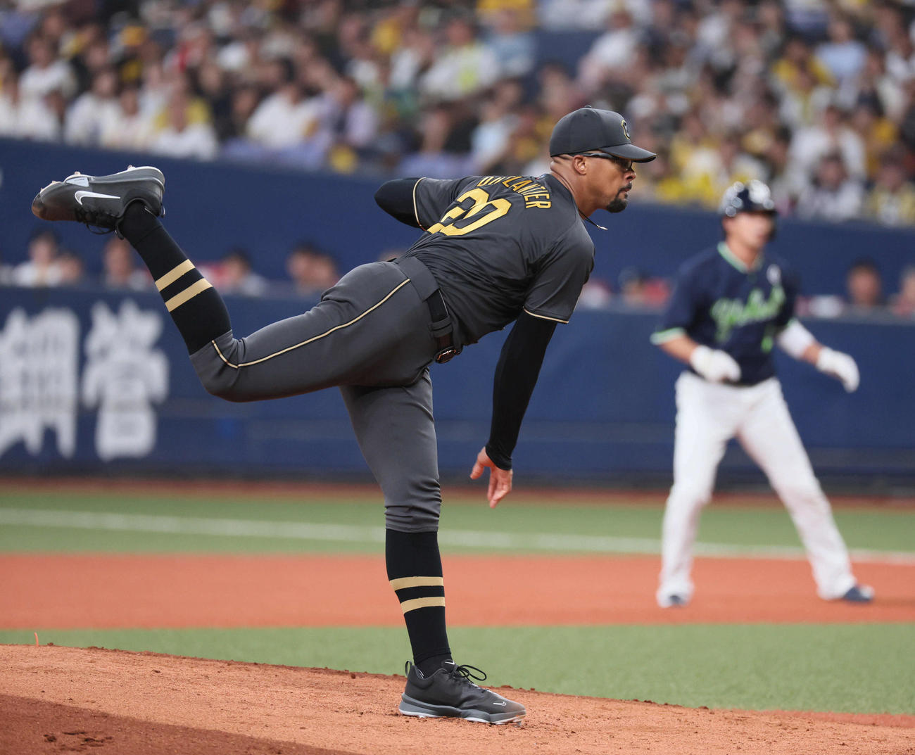 阪神対ヤクルト　阪神先発のデュプランティエ（撮影・宮崎幸一)