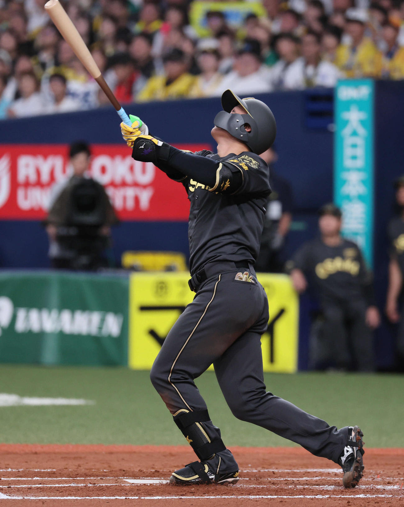 阪神対ヤクルト　7回裏阪神2死、森下は一塁飛に倒れる（撮影・宮崎幸一)