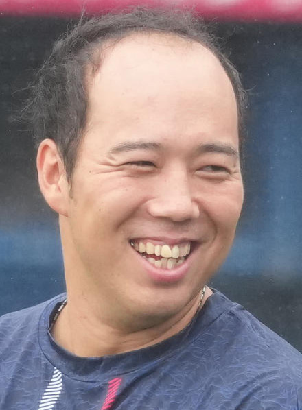 ヤクルト青柳（2025年8月撮影）