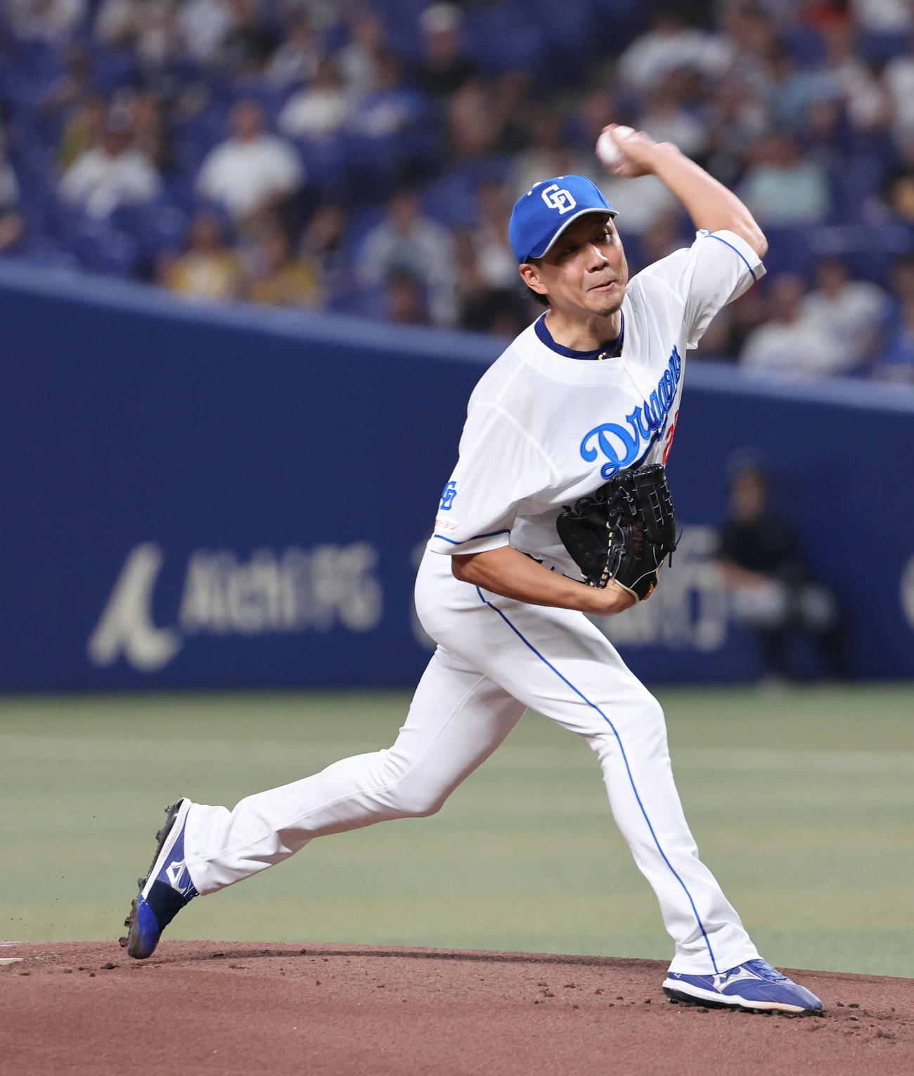 中日大野雄大（2025年8月5日撮影）