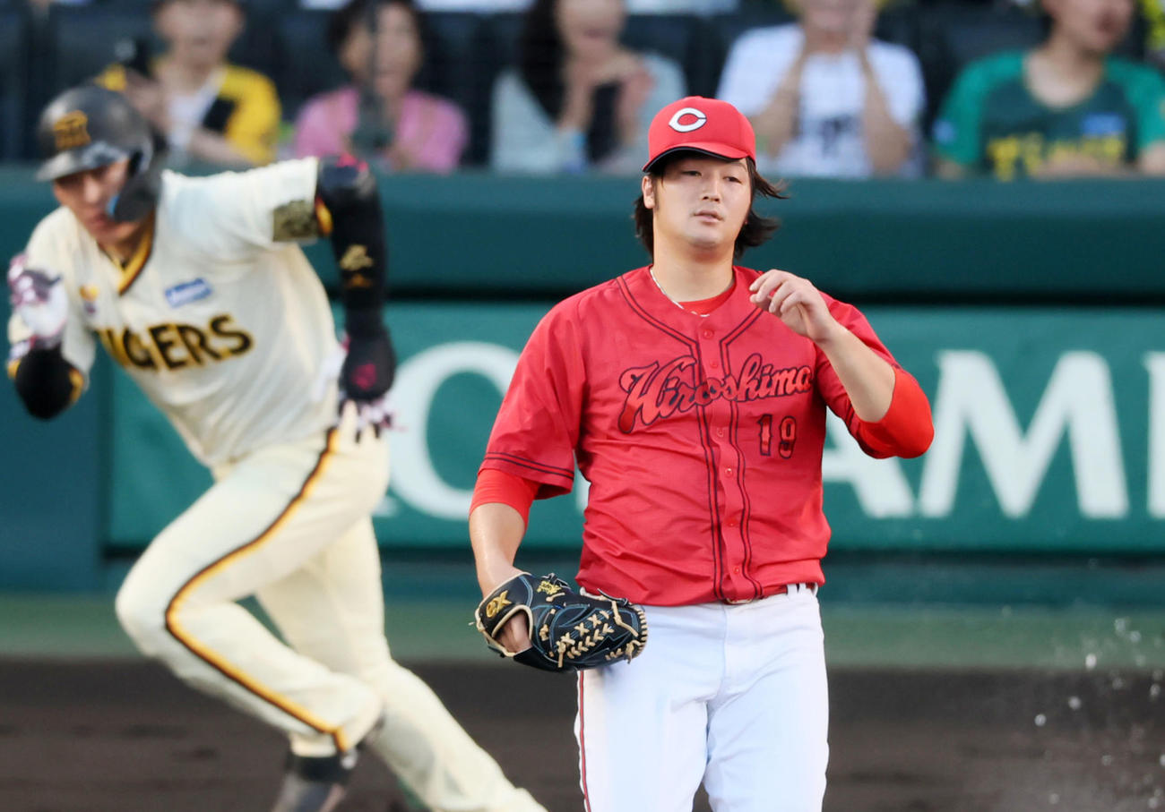 7月29日阪神戦で6回1失点も敗戦投手となった床田寛樹