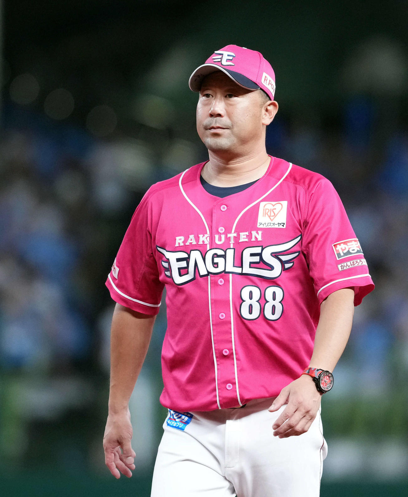 西武対楽天　西武にサヨナラ負けを喫した楽天三木監督（撮影・たえ見朱実）