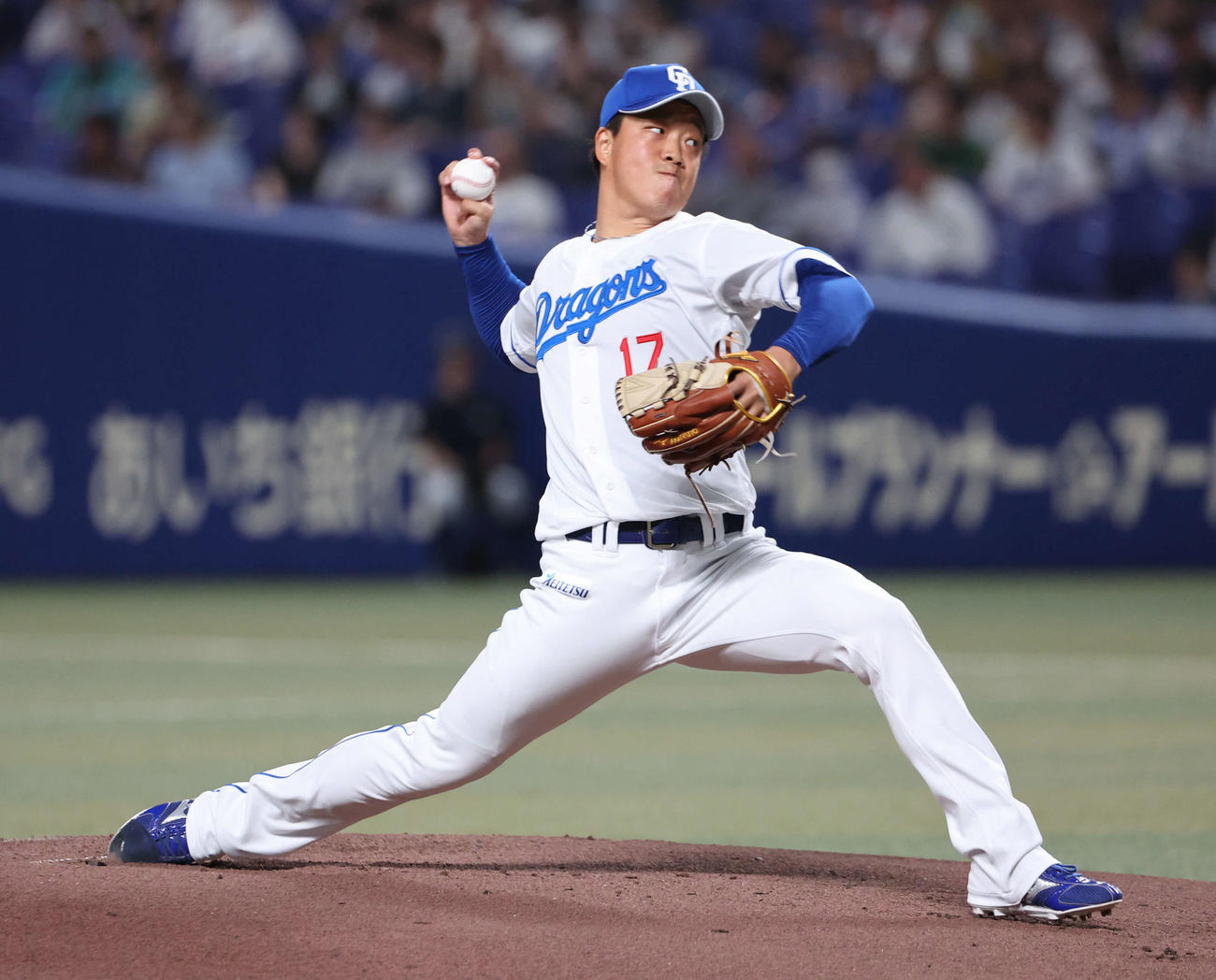 中日柳裕也（2025年8月6日撮影）