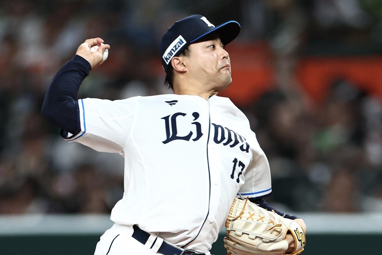 西武松本航（2024年9月13日撮影）
