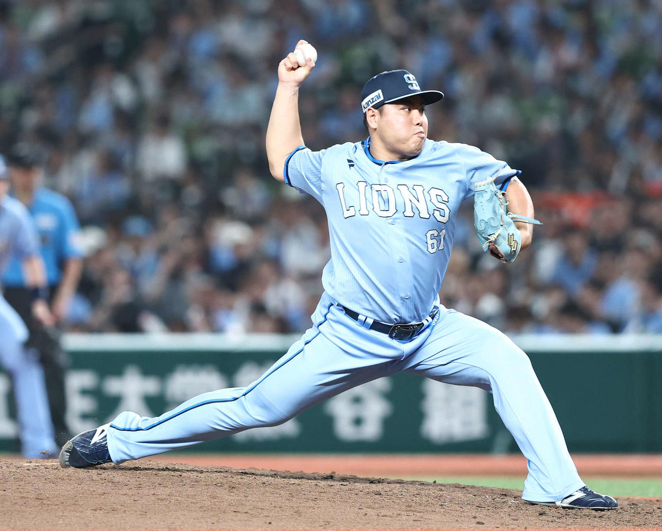 西武平良海馬（2025年8月2日撮影）