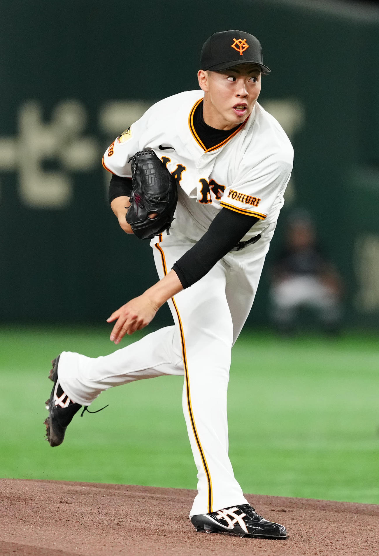 巨人対中日　巨人先発の森田（撮影・江口和貴）