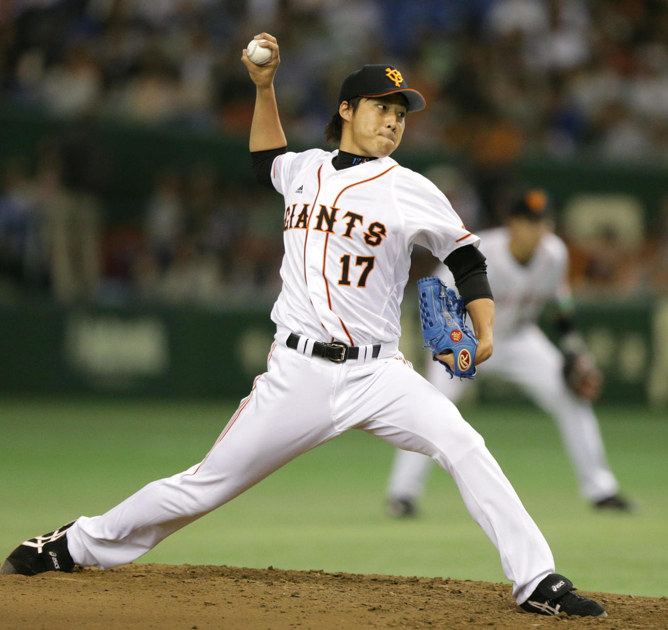 巨人時代の東野峻さん（2012年6月9日撮影）