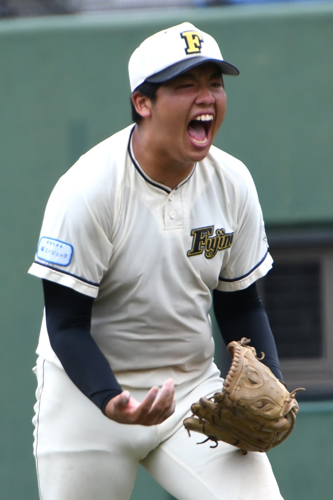 5度響き渡った富士見の市場の雄叫びは無失点のお約束だ（撮影・久我悟）