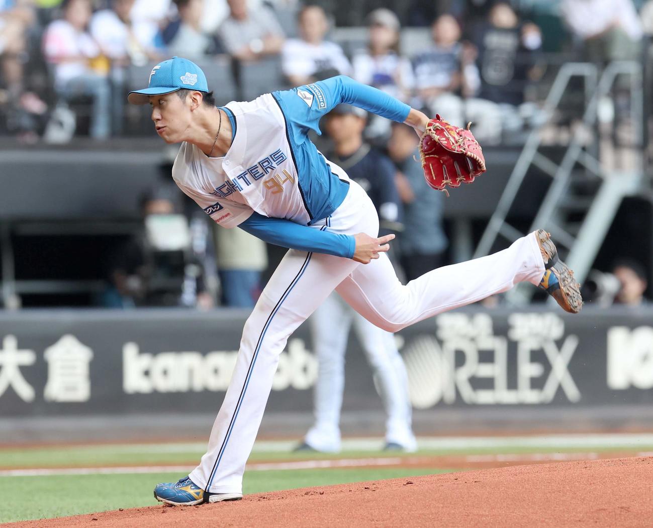 日本ハム福島蓮（2025年7月13日撮影）