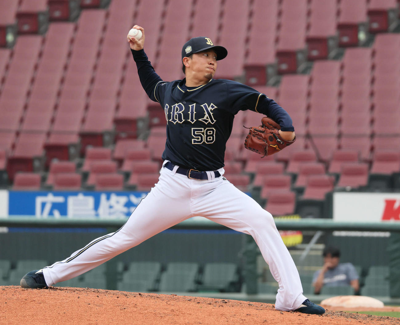 オリックス井口和朋（2025年4月25日撮影）