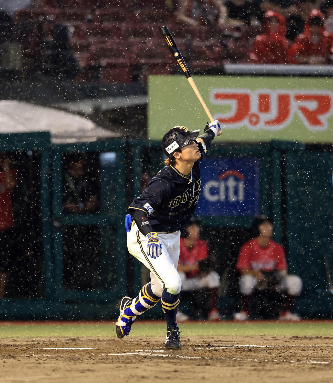 オリックス中川圭太（2025年8月6日撮影）