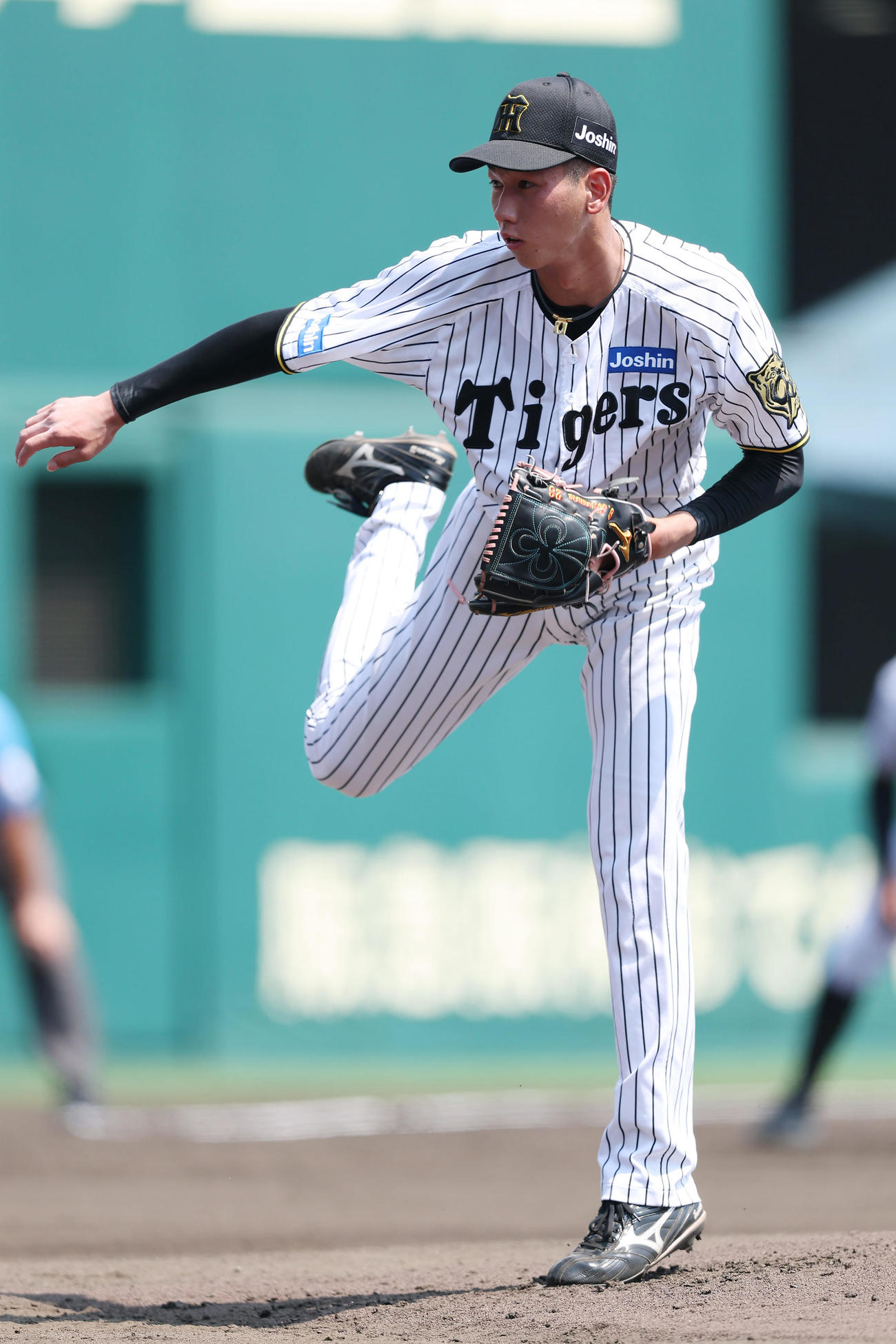 ウエスタン・リーグの中日戦に先発する阪神今朝丸（撮影・前田充）