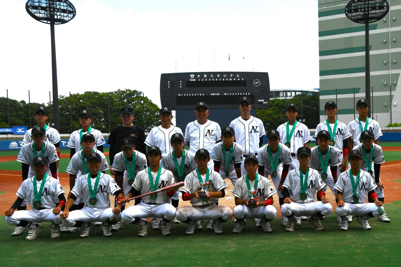 中野リトルシニアは全員野球で快進撃の3位となった（撮影・久我悟）