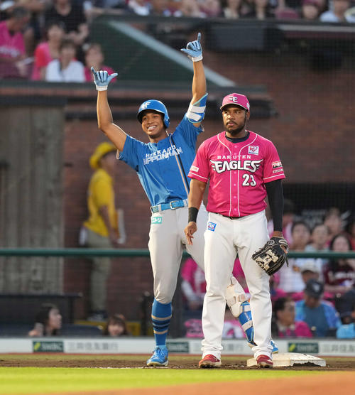日本ハム】ミーティング通り？不調で今季初「8番右翼」万波中正V打