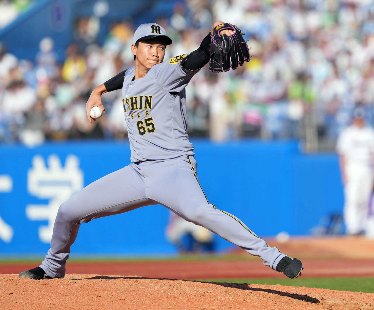 阪神湯浅京己（2025年6月28日撮影）
