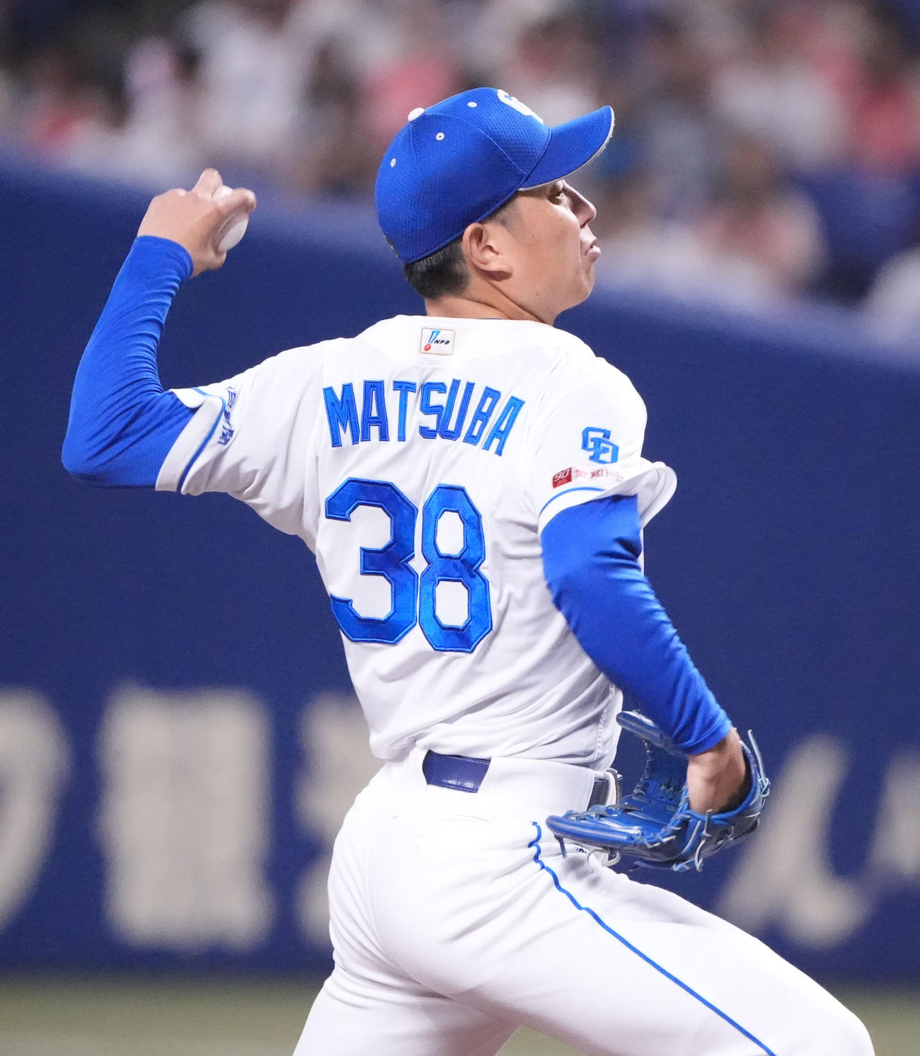 中日松葉貴大（2025年8月17日撮影）