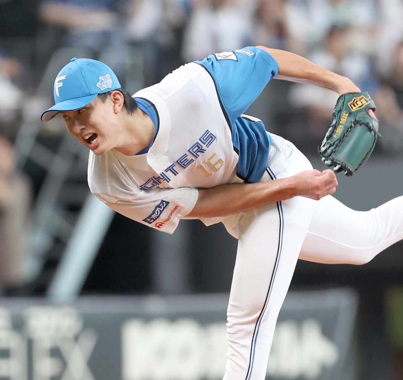 日本ハム達孝太（2025年8月7日撮影）