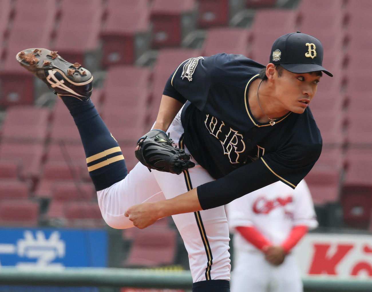 オリックス佐藤一磨（2025年4月25日撮影）