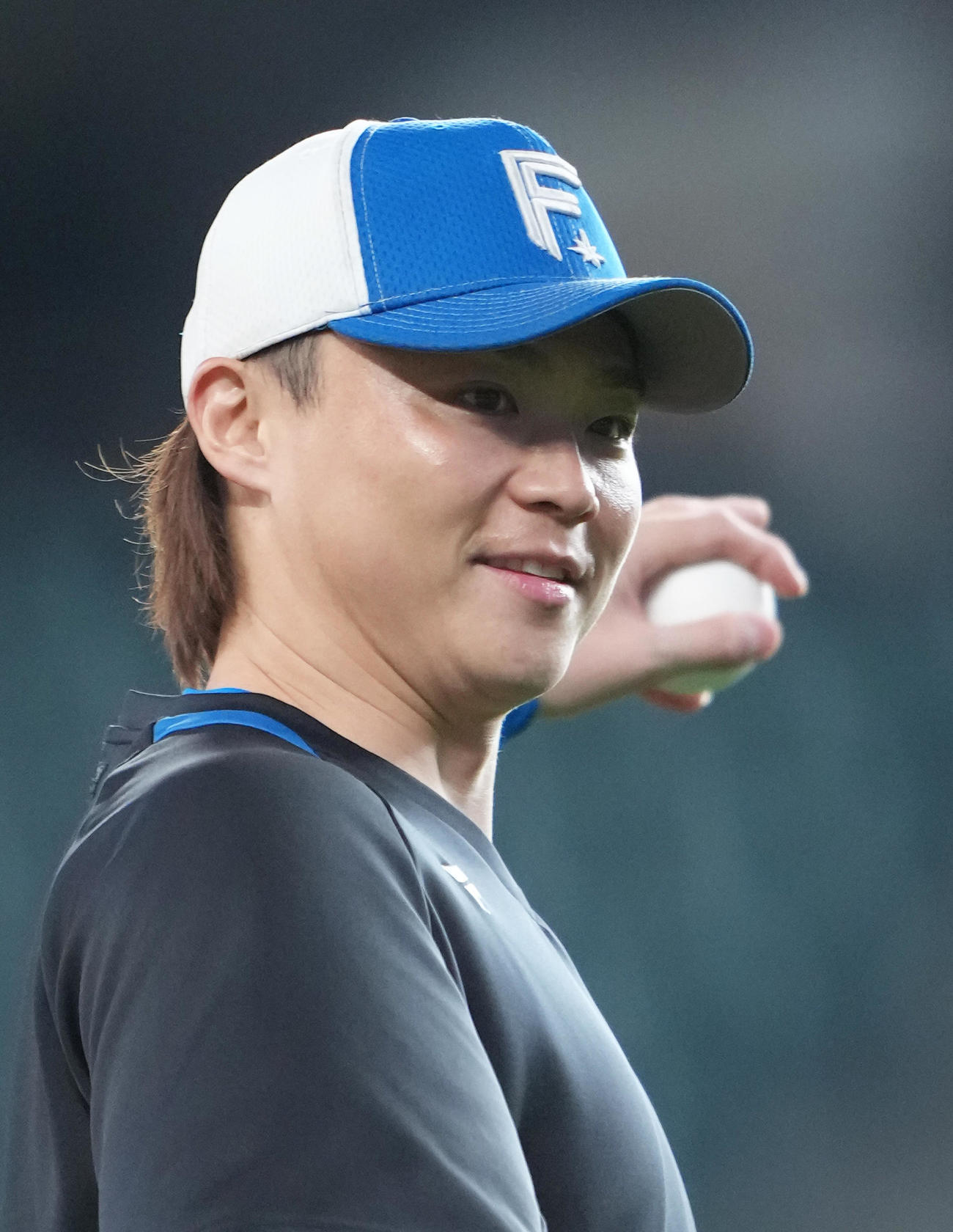 日本ハム山崎福也（2025年4月3日撮影）