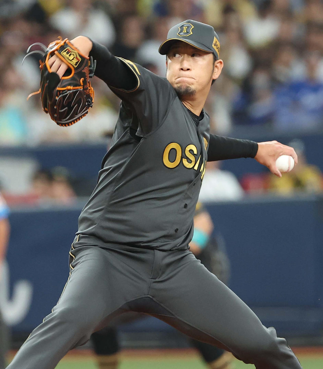 阪神対中日　阪神2番手の岩貞（撮影・上田博志）