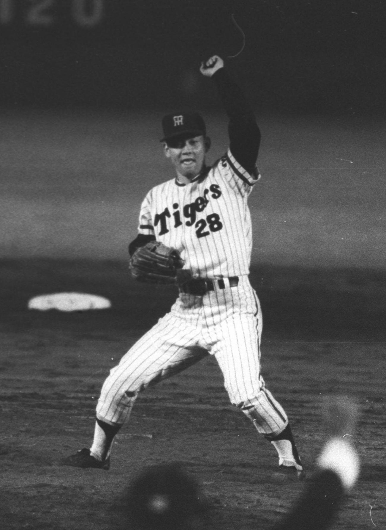 阪神・江夏豊＝1969年、甲子園球場