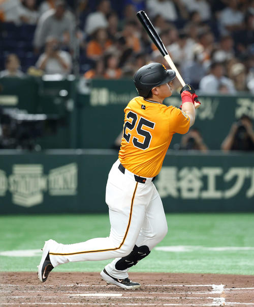 動画】完全復活！巨人岡本和真が復帰後初ホームラン 113日ぶり9号ソロ