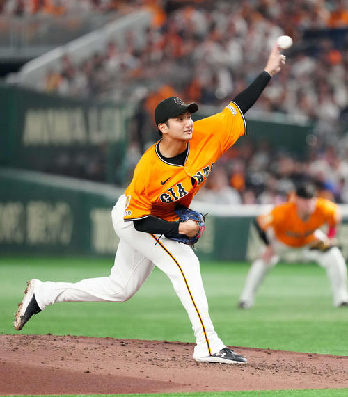 巨人】190センチ左腕の横川凱、5回無失点で330日ぶり勝ち投手の権利