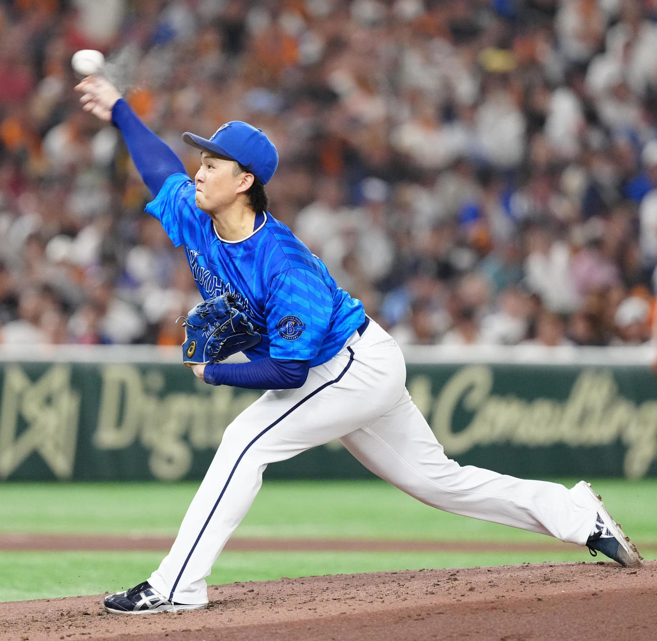巨人対DeNA DeNA先発の竹田（撮影・江口和貴）