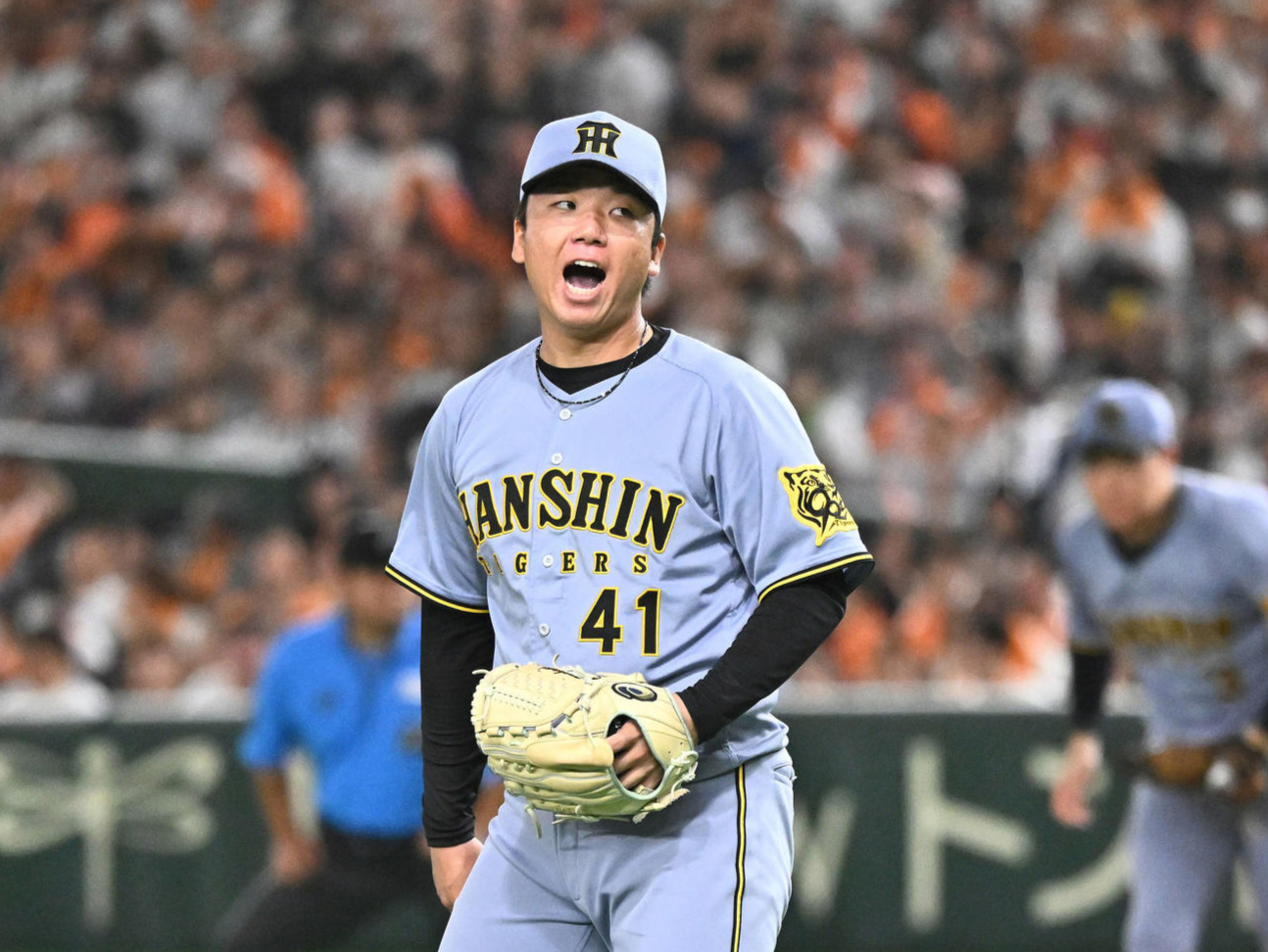 16日巨人戦で完封勝利を挙げた村上頌樹