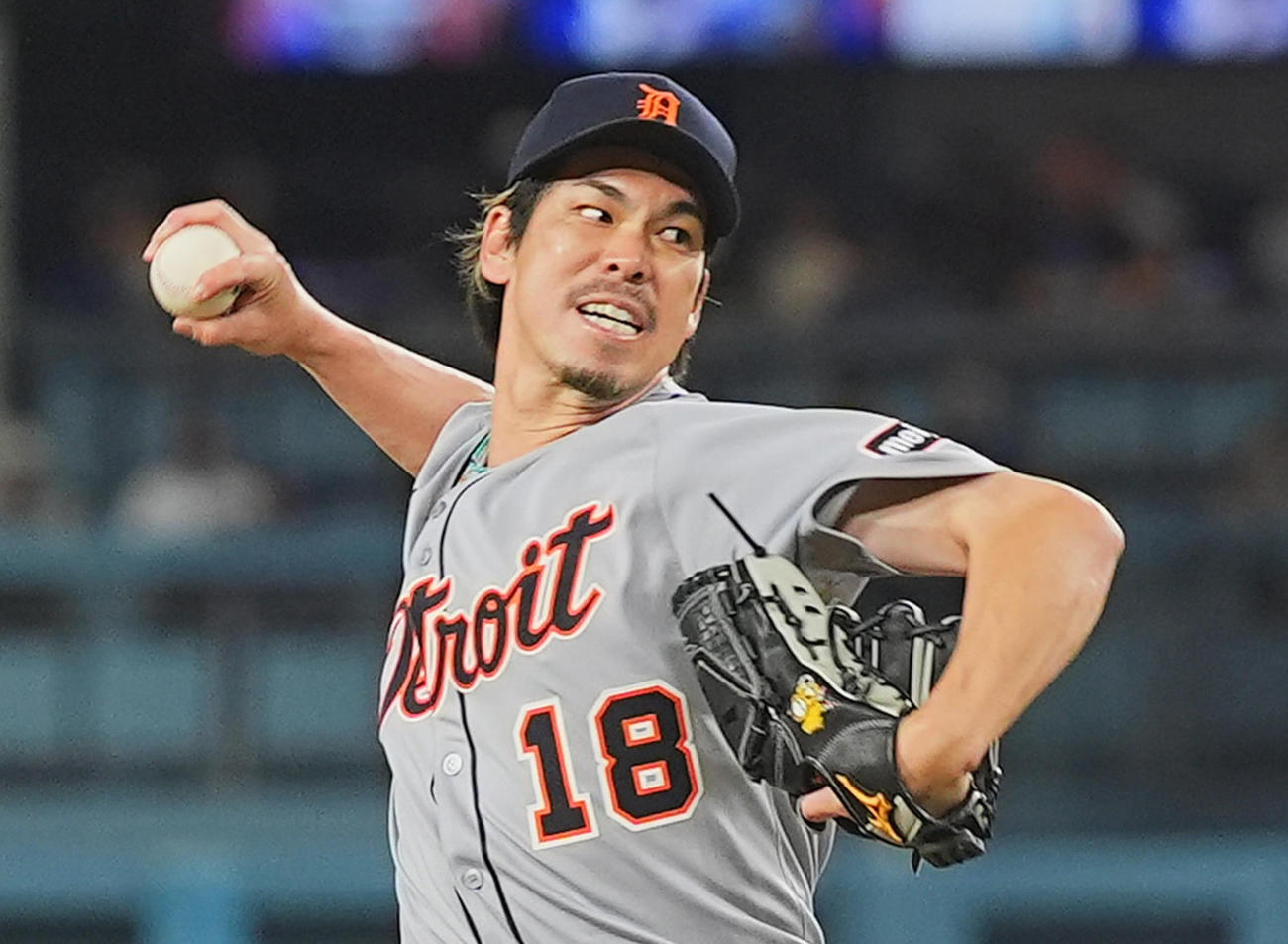 タイガース時代の前田健太（2025年3月29日撮影）