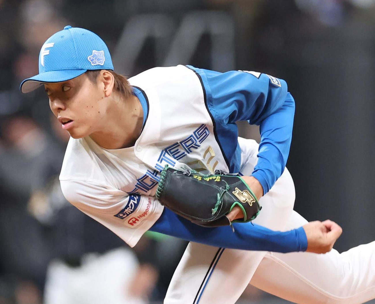 日本ハム杉浦稔大（2025年4月1日撮影）