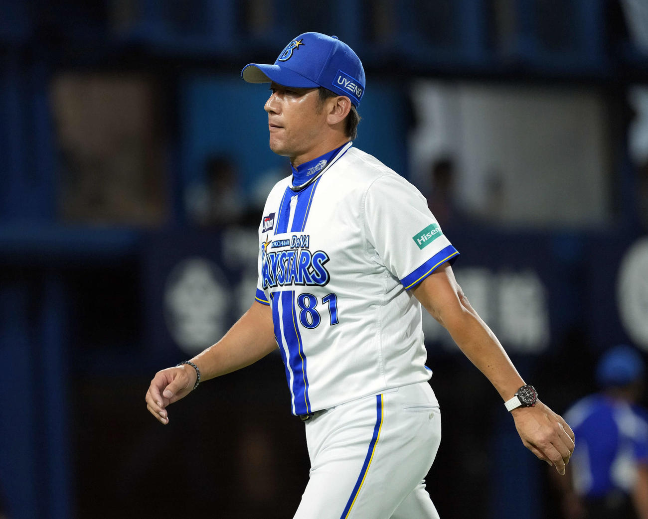 DeNA対阪神　阪神に逆転負けを喫したDeNA三浦監督（撮影・たえ見朱実）
