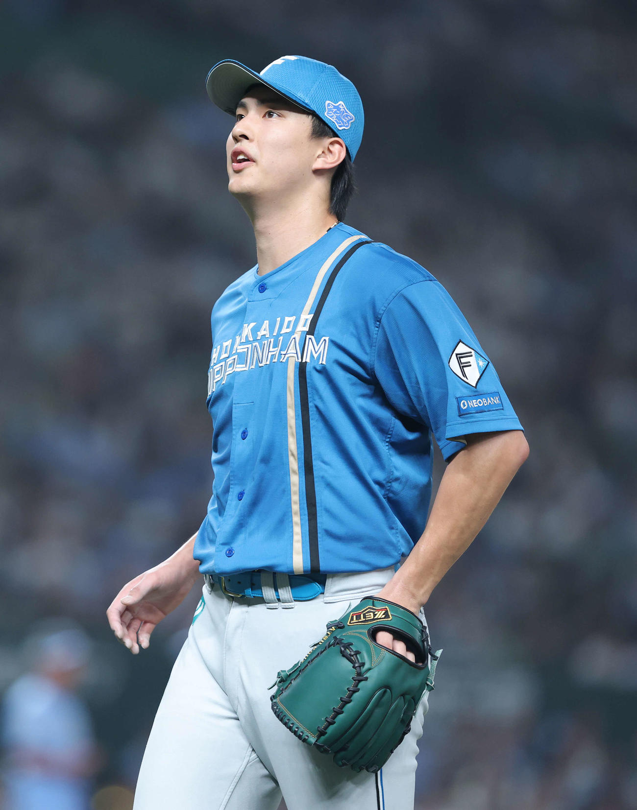 西武対日本ハム　3回裏を抑えベンチに戻る達（撮影・河田真司）