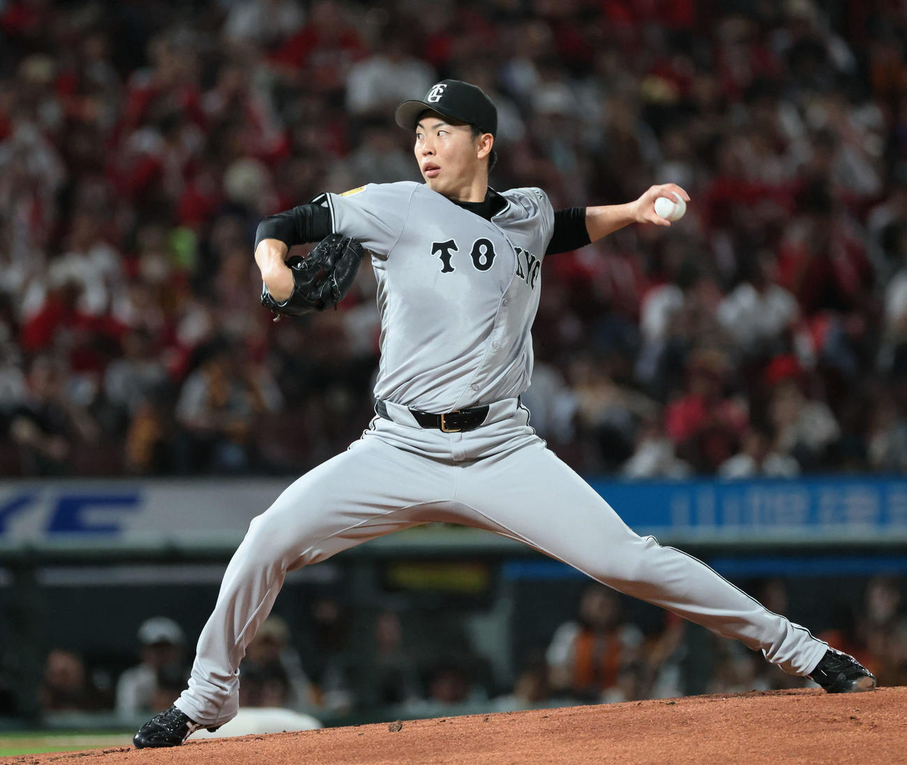 広島対巨人　巨人先発の森田（撮影・加藤孝規）