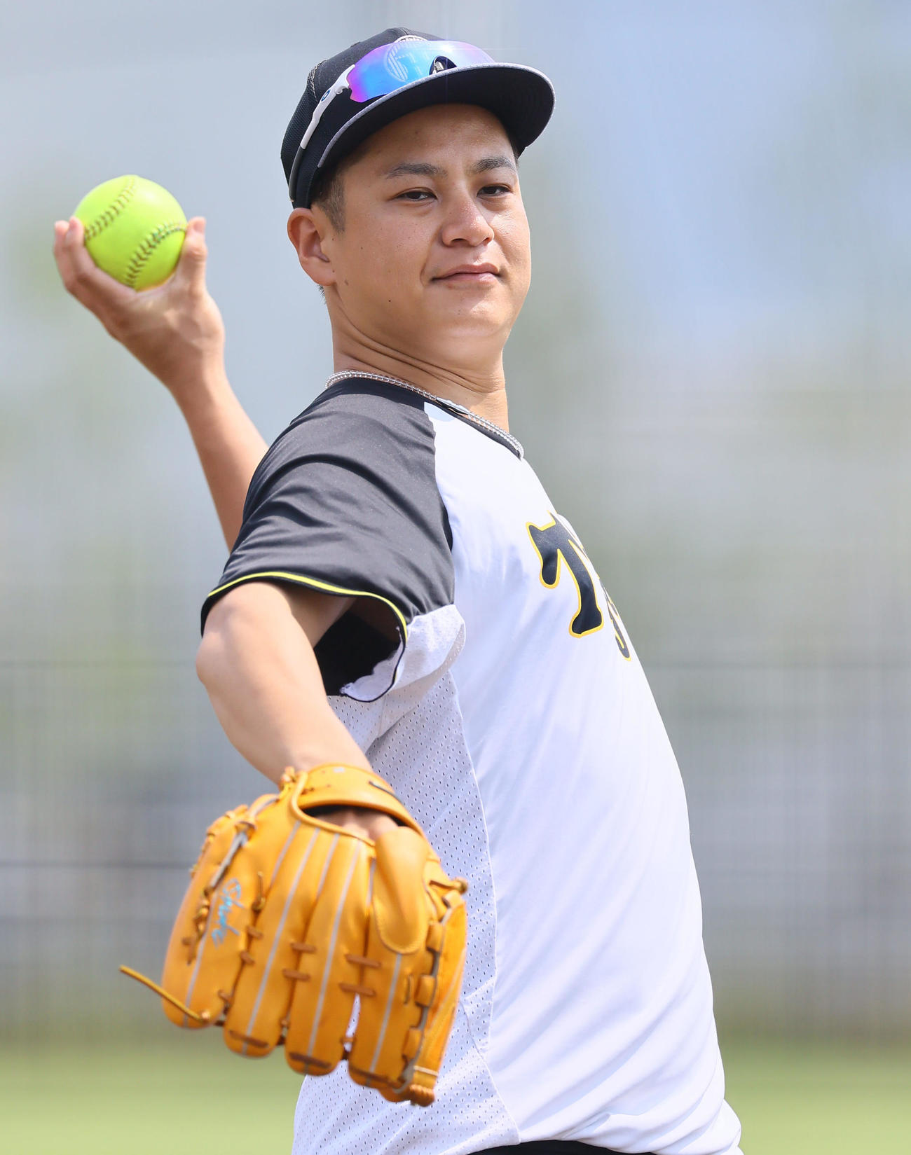 阪神大竹耕太郎（2025年8月4日撮影）