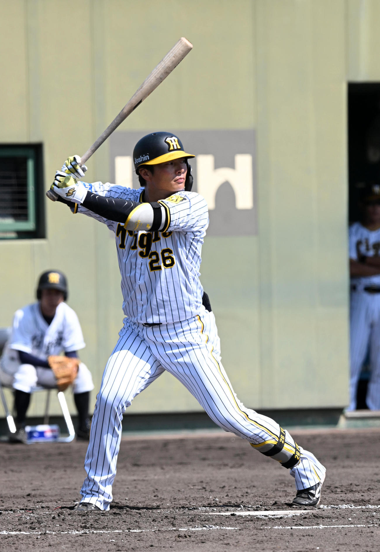 ウエスタン・リーグのオリックス戦での北條史也＝23年9月19日