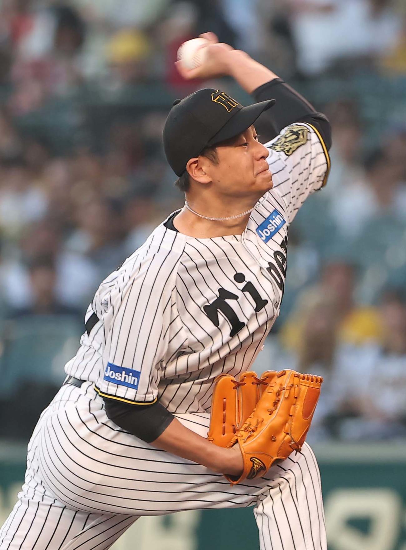 阪神対巨人　阪神先発の大竹（撮影・上田博志）