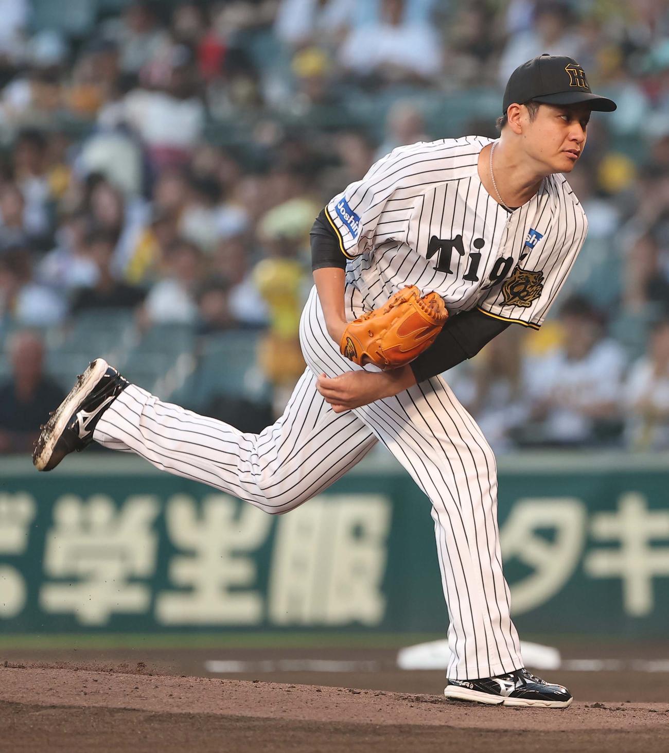 阪神対巨人　阪神先発の大竹（撮影・上田博志）