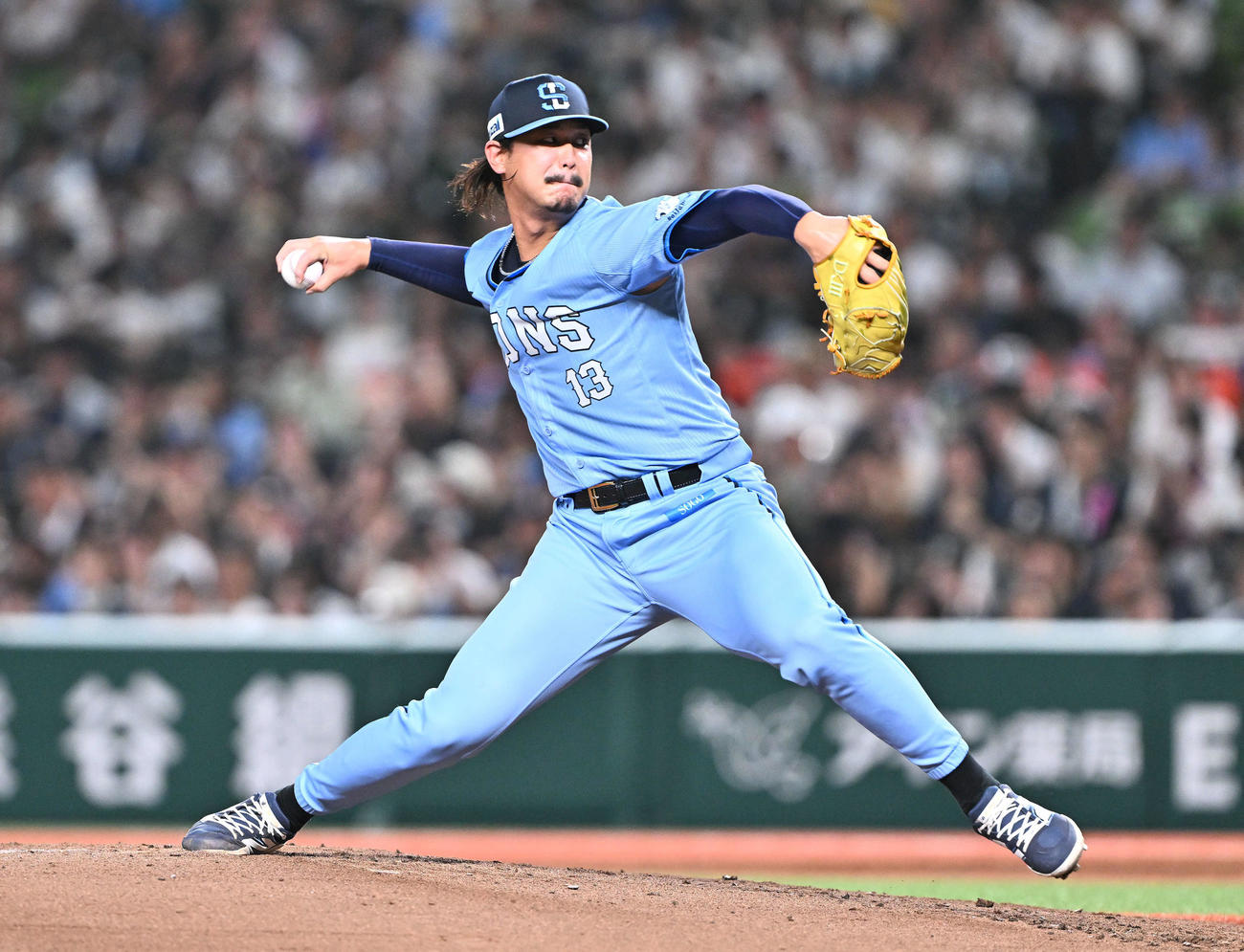 西武対オリックス　西武先発の高橋（撮影・滝沢徹郎）