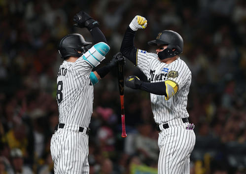 阪神】甲子園熱狂！森下翔太19号、佐藤輝明34号で1点差に 巨人大勢