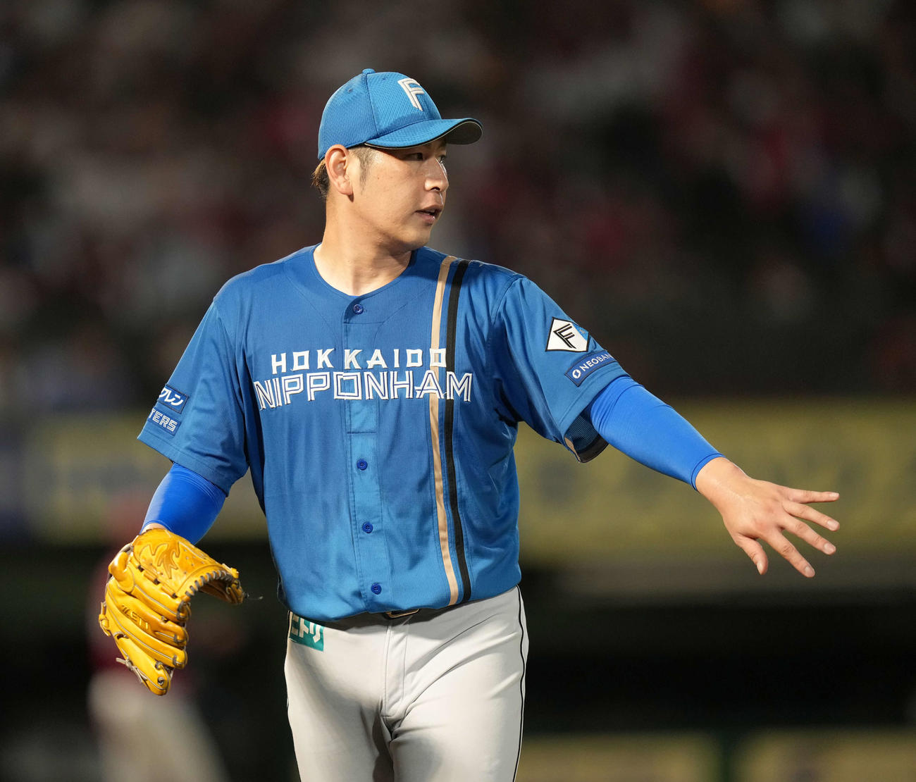 日本ハム加藤貴之（2025年8月16日撮影）