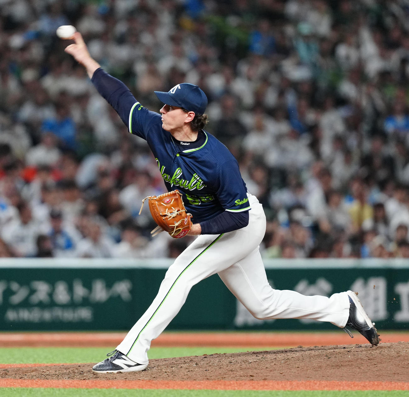 ヤクルトのマイク・バウマン（2025年6月撮影）