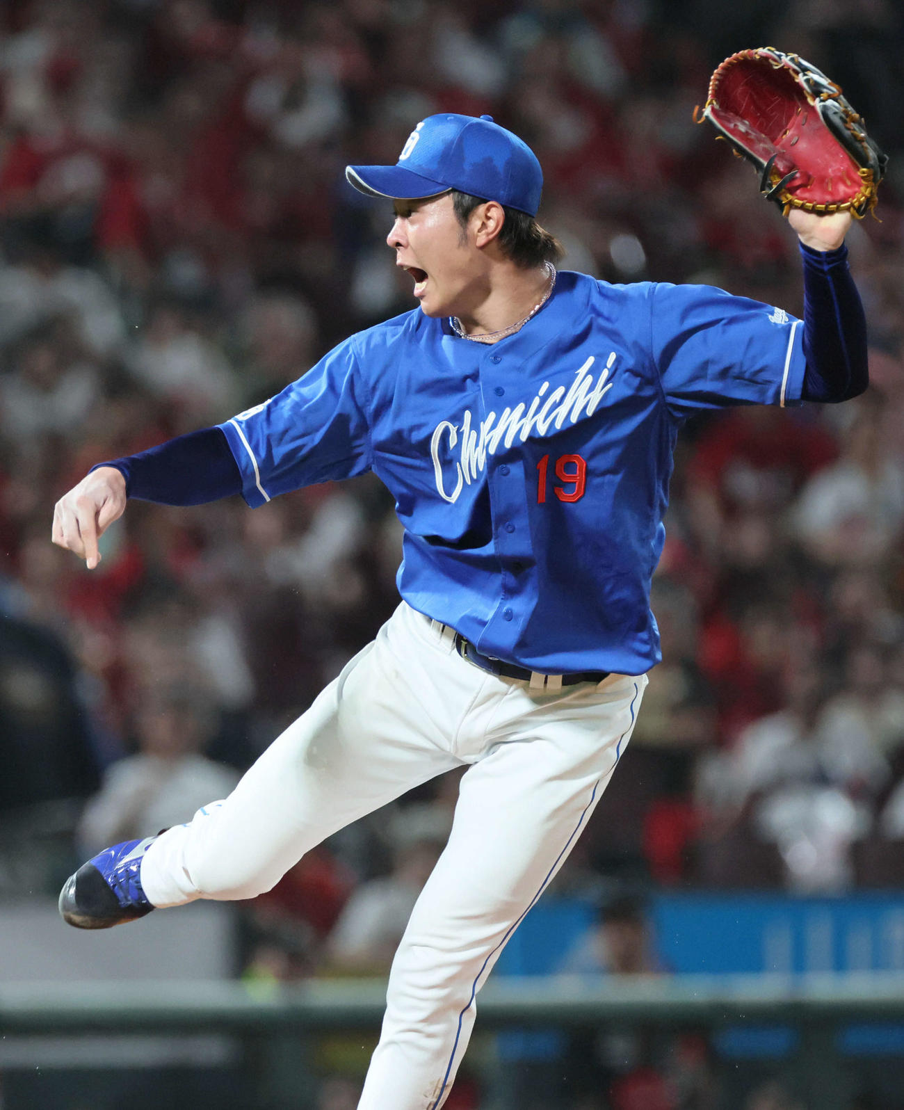 中日の高橋宏斗（2025年8月23日撮影）